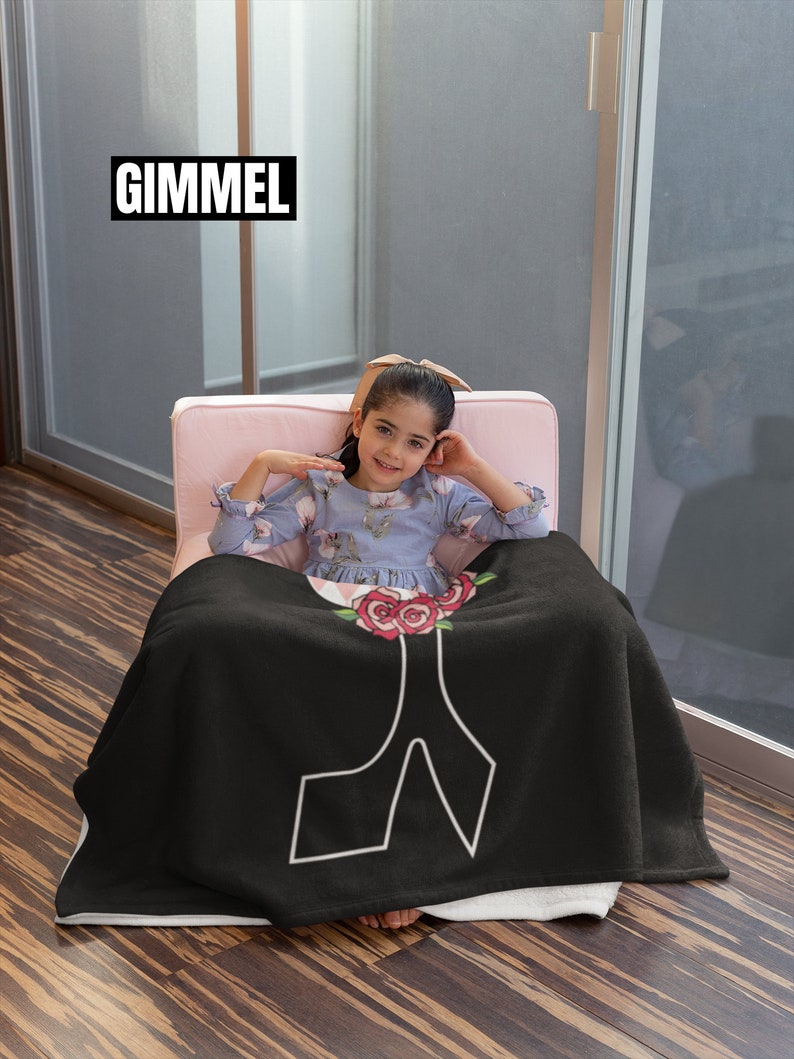 Throw Blanket Hebrew Alphabet Hebrew Initial Hebrew Monogram Etsy