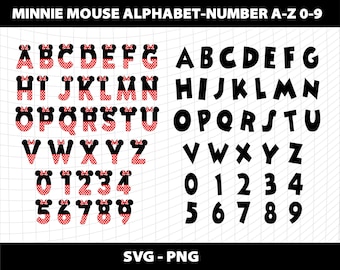ミッキーです。 ミッキーマウスフォント、SVGアルファベット文字クリップアート