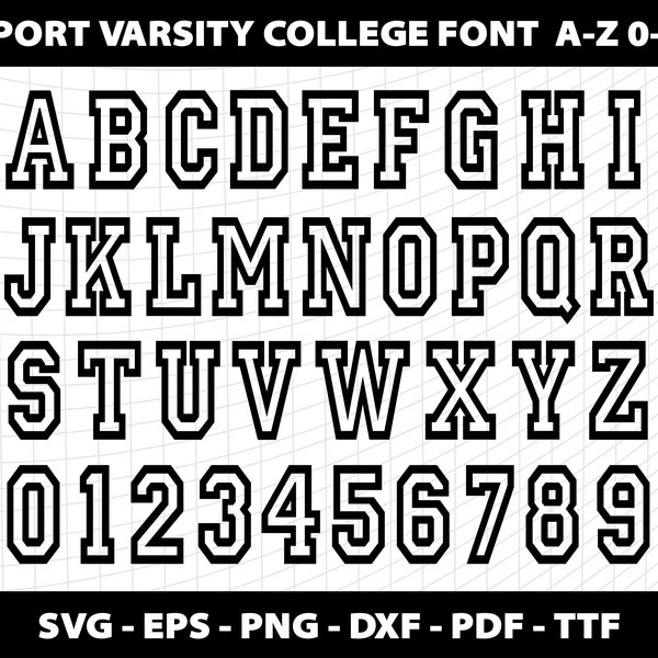 College Sports Teams Svg Etsy
