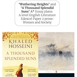 Wuthering Heights and A Thousand Splendid Suns Essayplannen