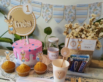 Kits d'anniversaire personnalisé. Papeterie créative pour enfants