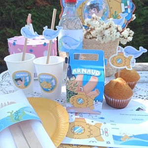 Kit compleanno, decorazione personalizzata per bambini