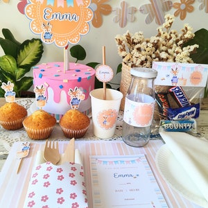 Personalized Birthday Party Kit with Creative Stationery for 10 Kids