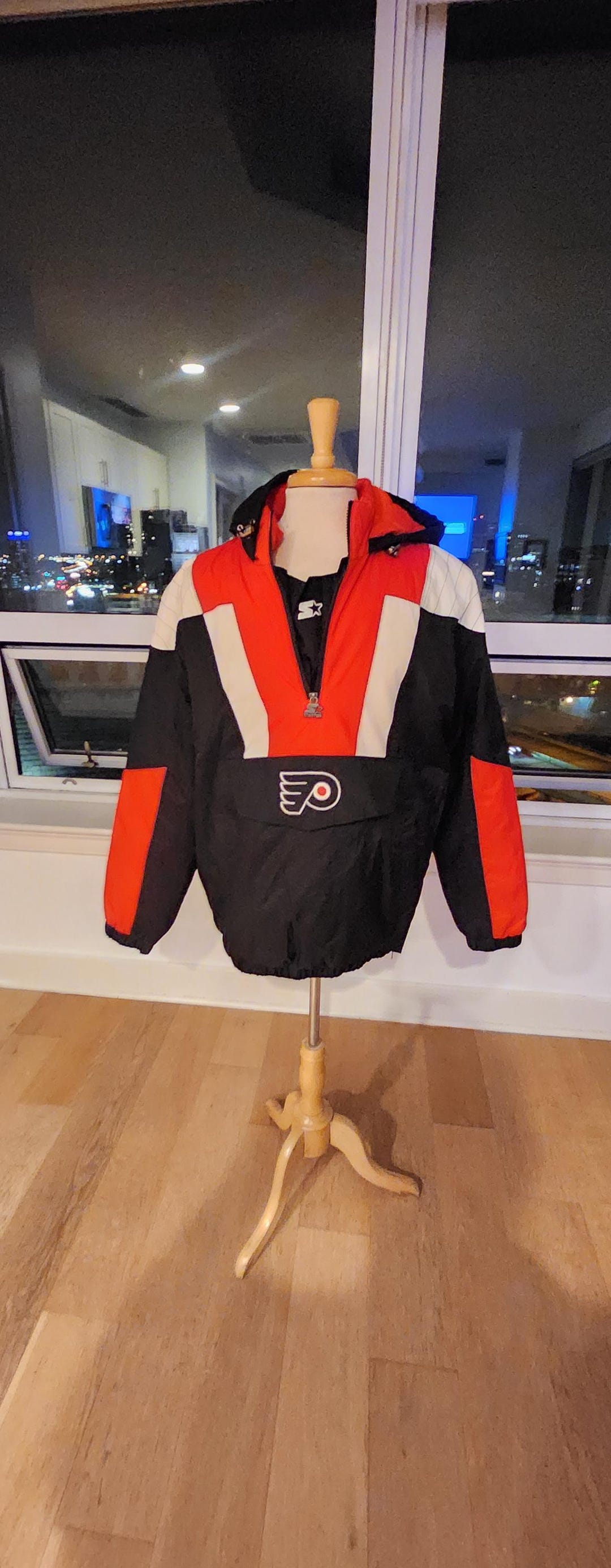 Size Medium Philadelphia Flyers Starter Pullover Jacket - Etsy