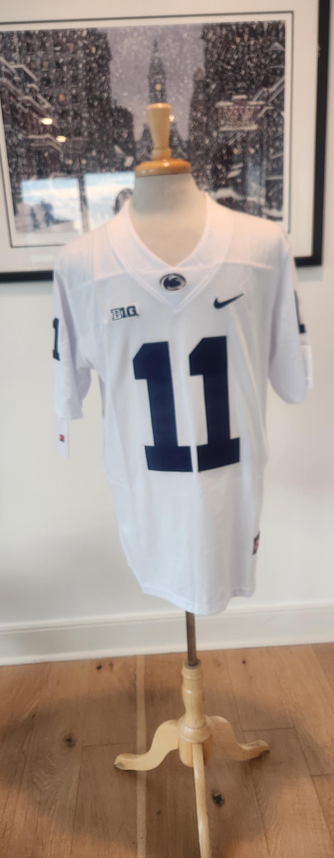 thumbnail image 2 of Penn State Nittany Lions Football Jersey - Blank #11 & #26 - Saquon Barkley Style - White 2 of 4