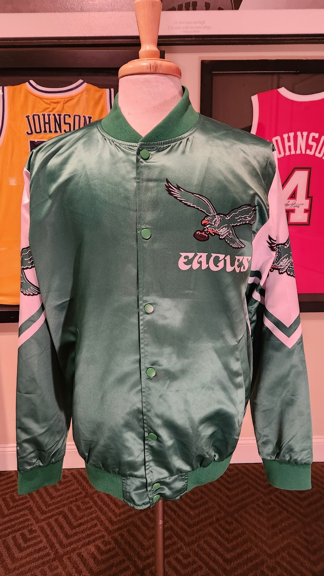 Eagles kelly green jacket hot sale