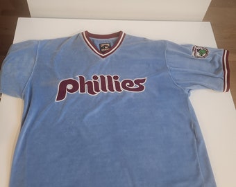 maillot vintage des Phillies de Philadelphie taille X grand