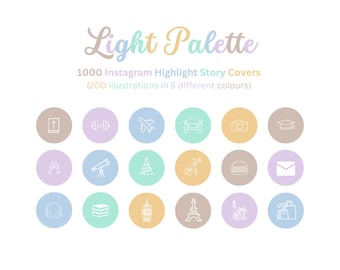 Light Themed Instagram Story Covers