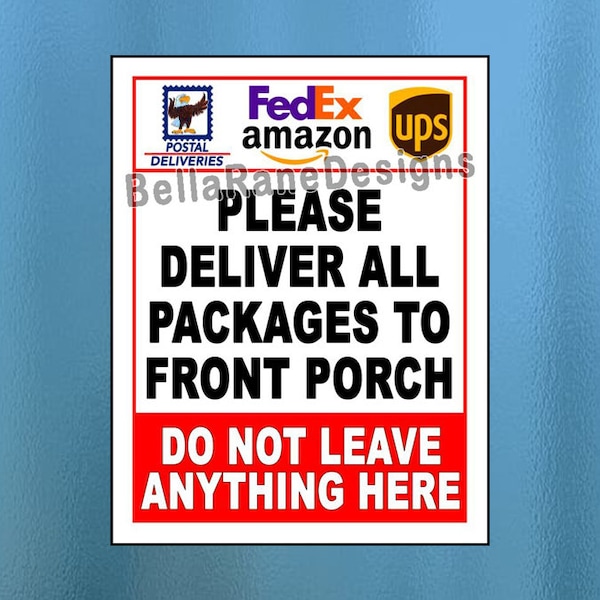 Porch Delivery Box Etsy