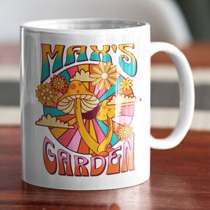 Get Back To Max&#39;s Garden Coffee Mug / Peace / Woodstock / Hippie / Soul Tribe / Meditation / Namaste / Yoga Two Sizes