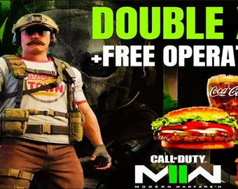 Call ofDuty Modern Warfare 2 MW2 & MW3 Burger King BurgertownOperator Skin