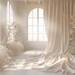 50 Backlit Window Digital Backdrops, Maternity Photography, White ...