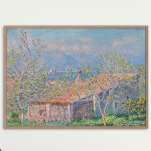Claude Monet Art Print: Gardener&#39;s House at Antibes, Museum Grade