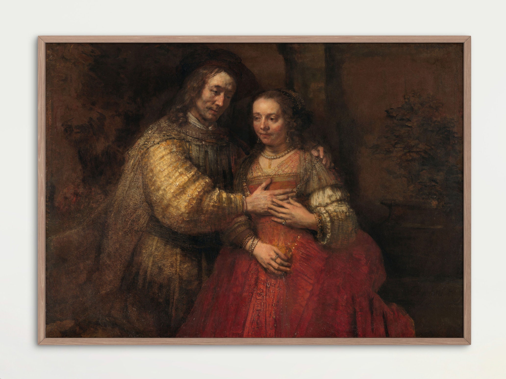 Rembrandt's 'The Jewish Bride' Vintage Art Print (Instant Download)