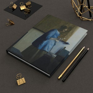Mujer leyendo una carta, Johannes Vermeer Journal / Famous Art Gift Journal / Hardcover Journal Lined / Journal Lined Notebook