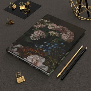 Monet Spring Flowers Hardcover Journal: Lined Notebook for Writers