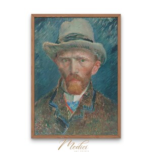 Self-portrait, Vincent van Gogh, 1887 | Printable Vintage Wall Art | Famous Paintings | Instant Download