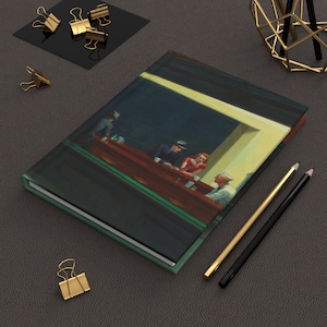 Nighthawks Hardcover Journal: Edward Hopper American Art Notebook