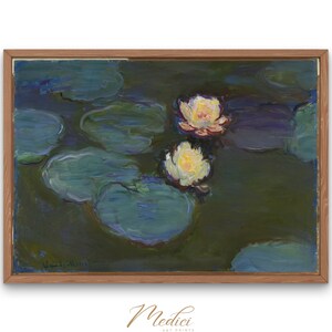 Water Lilies, Claude Monet, 1897 - 1898 | Printable Vintage Wall Art | Famous Paintings | Instant Download