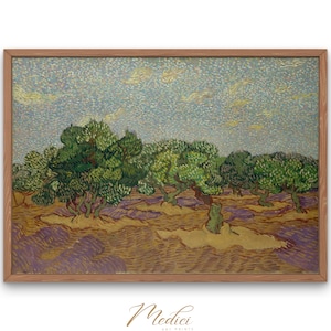 Van Gogh Olive Trees Print: Vintage Landscape Painting (Digital Download)