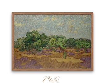 Olive Trees, Vincent van Gogh, 1889 | Printable Vintage Wall Art | Landscape Painting | Famous Paintings | Instant Download