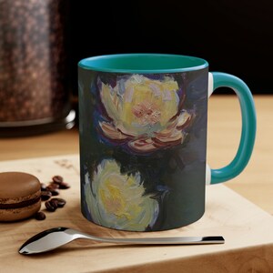 Monet Water Lilies Coffee Mug: Decorative Art Lover Gift
