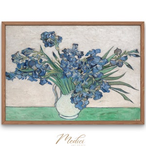 Irises, Vincent van Gogh, 1890 | Printable Vintage Wall Art | Flowers Painting | Famous Paintings | Instant Download