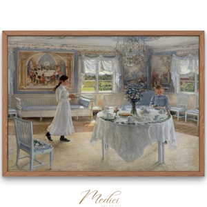 A Day of Celebration, Fanny Brate, 1902 | Printable Vintage Wall Art | Interior Painting | Famous Paintings | Instant Download