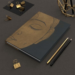 Buddha Spiritual Journal | Hardcover Journal Lined | Journal Lined Buddha Notebook | Zen Journal | Gift for Writer | Spiritual Buddhist Gift