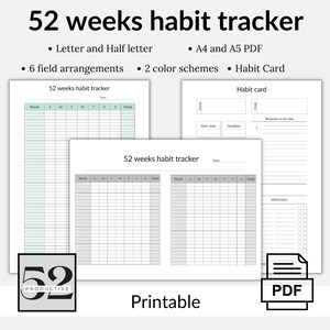 Amazon.com: GOAL & HABIT Tracker with Motivational Quotes