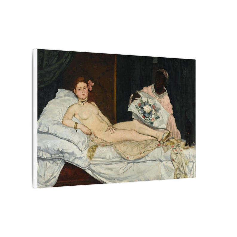 Olympia Canvas Print by Édouard Manet, Realism Wall Art, Famous Painting, Ready to Hang image 10
