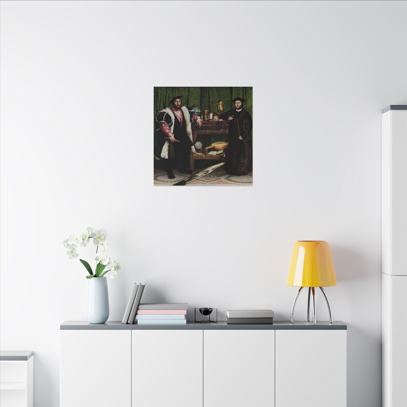 The Ambassadors Canvas Print by Hans Holbein the Younger, Renaissance Wall Art, Famous Painting, Ready to Hang image 8
