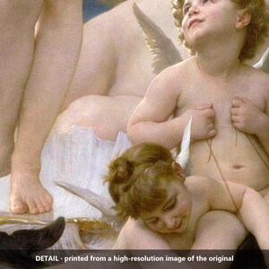 Venus födelse, tryck av William-Adolphe Bouguereau, akademisk konstaffisch, berömd målning, A4 A3 A2 A1, tryckt i EU bild 6