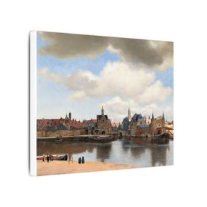 View of Delft Canvas Print by Johannes Vermeer, Dutch Golden Age Wall Art, Famous Painting, Ready to Hang image 10