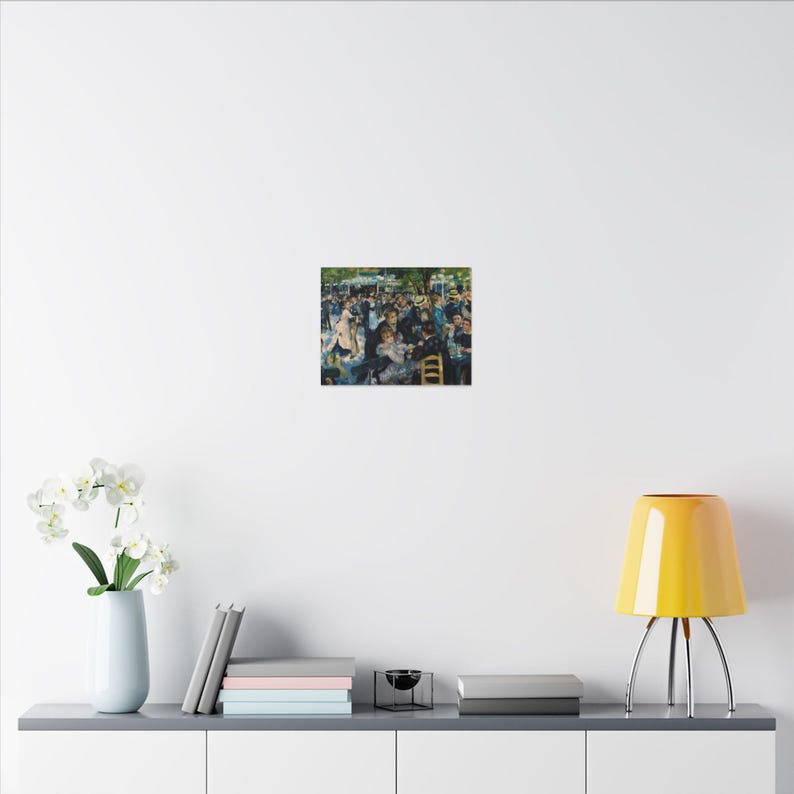 Bal du moulin de la Galette Canvas Print by Pierre-Auguste Renoir, Impressionism Wall Art, Famous Painting, Ready to Hang image 8