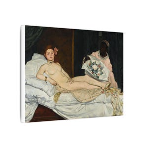 Olympia Canvas Print by Édouard Manet, Realism Wall Art, Famous Painting, Ready to Hang image 2