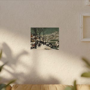 The Hunters in the Snow Canvas Print by Pieter Brueghel the Elder, Flemish Wall Art, Famous Painting, Ready to Hang image 7