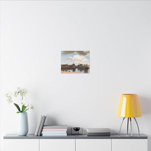View of Delft Canvas Print by Johannes Vermeer, Dutch Golden Age Wall Art, Famous Painting, Ready to Hang image 4