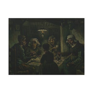 The Potato Eaters Canvas Print by Vincent van Gogh, Realism Wall Art, Famous Painting, Ready to Hang image 9