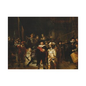 The Night Watch Canvas Print by Rembrandt, Dutch Golden Age Wall Art, Famous Painting, Ready to Hang image 17