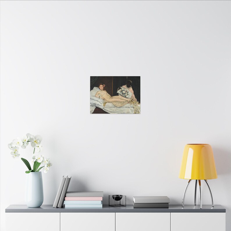 Olympia Canvas Print by Édouard Manet, Realism Wall Art, Famous Painting, Ready to Hang image 8