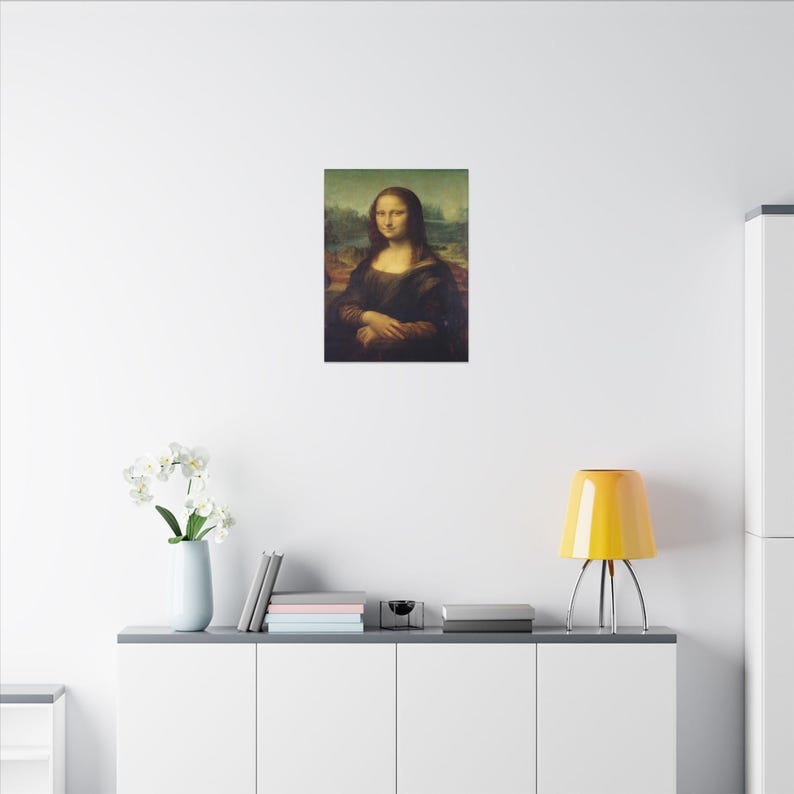 Mona Lisa Canvas Print by Leonardo da Vinci, Renaissance Wall Art, Famous Painting, Ready to Hang image 16
