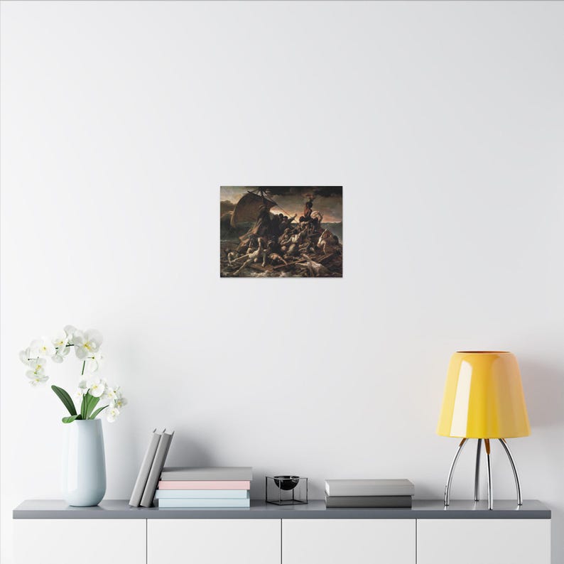 The Raft of the Medusa Canvas Print by Théodore Géricault, Romanticism Wall Art, Famous Painting, Ready to Hang image 8