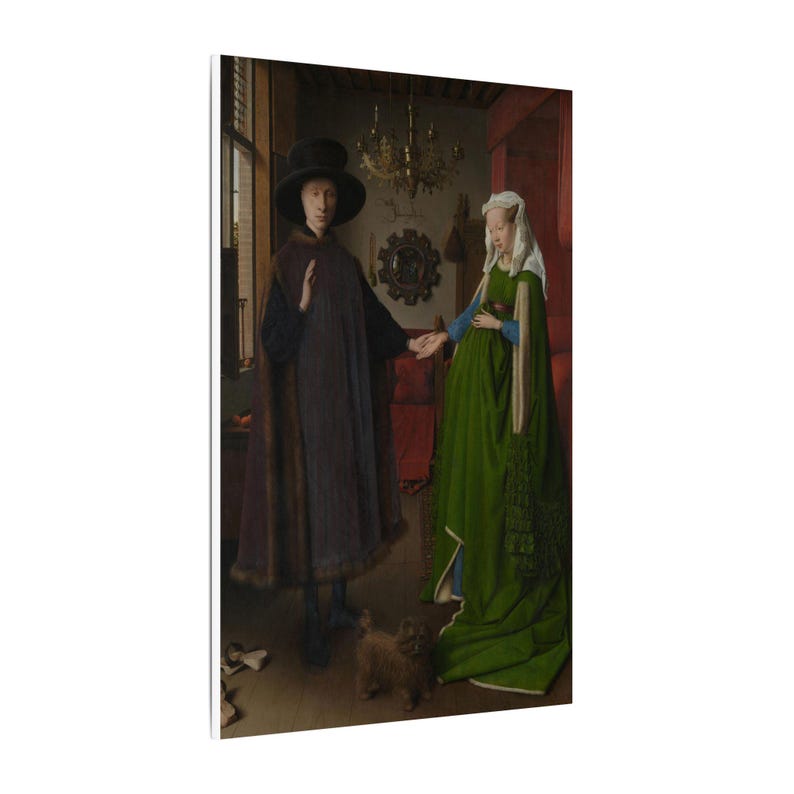 Arnolfini Portrait Canvas Print by Jan van Eyck, Flemish Wall Art, Famous Painting, Ready to Hang image 10