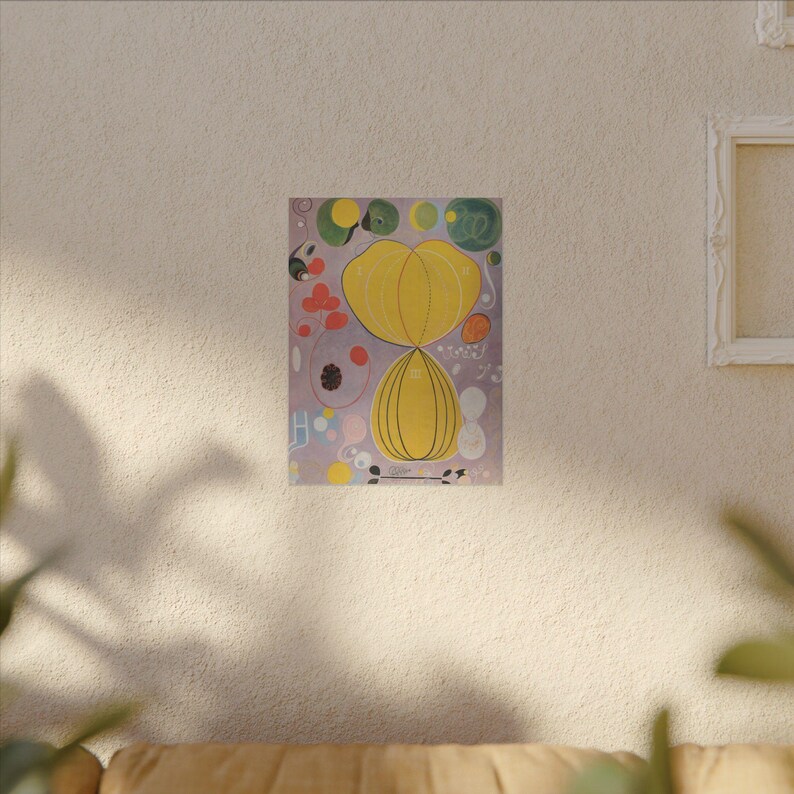 The Ten Largest, No. 7, Adulthood Canvas Print by Hilma af Klint, Abstract Wall Art, Famous Painting, Ready to Hang image 7