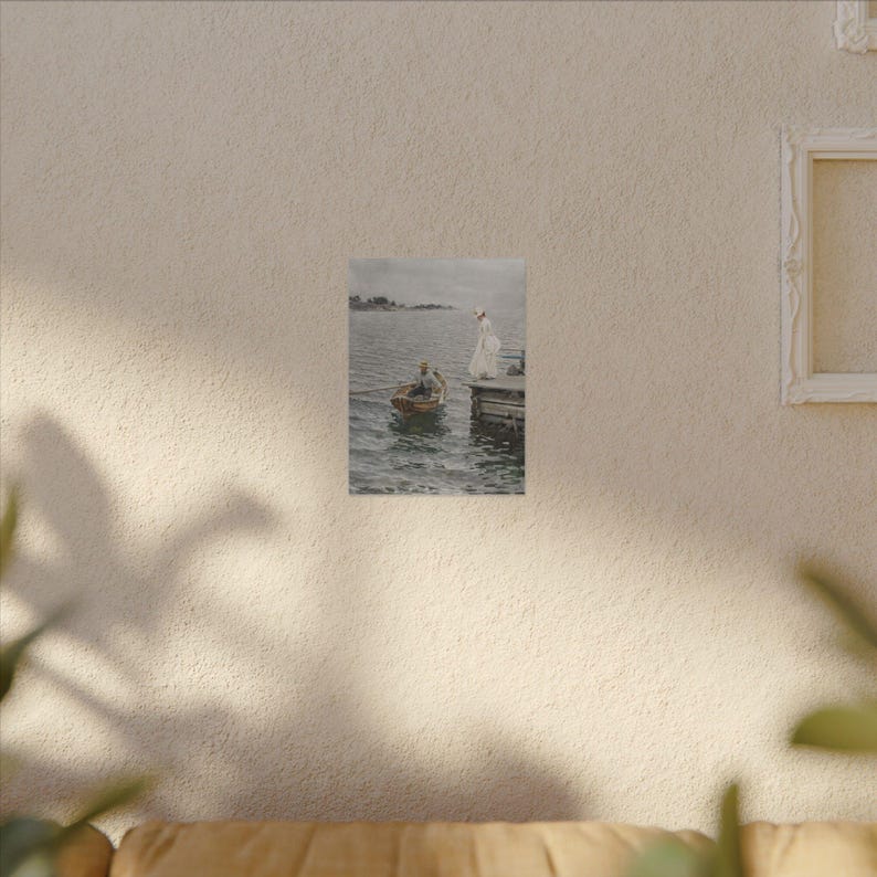 Summer Fun Canvas Print by Anders Zorn, Swedish Wall Art, Famous Painting, Ready to Hang image 3