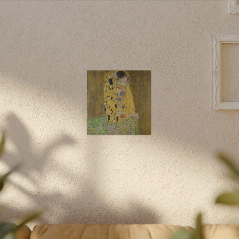 The Kiss Canvas Print by Gustav Klimt, Art Nouveau Wall Art, Famous Painting, Ready to Hang image 15