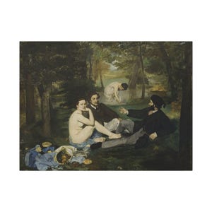 Luncheon on the Grass Canvas Print by Édouard Manet, Impressionism Wall Art, Famous Painting, Ready to Hang image 17