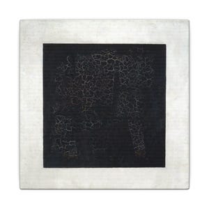 Black Square (1915) Canvas Print by Kazimir Malevich, Minimalist Wall Art, Famous Painting, Ready to Hang image 1