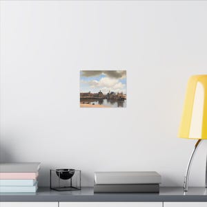 View of Delft Canvas Print by Johannes Vermeer, Dutch Golden Age Wall Art, Famous Painting, Ready to Hang image 12